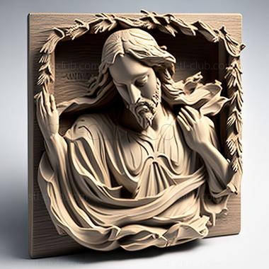 3D model st jesus (STL)